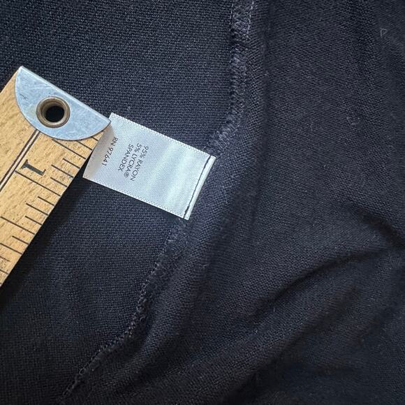 J.JILL Wearever Collection Black Cardigan L Rayon Spandex - Picture 8 of 9